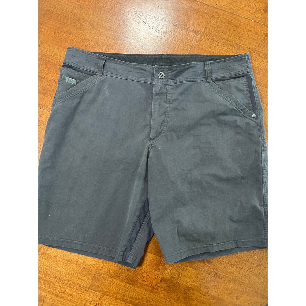 KUHL Shorts Mens 40 Gray Outdoor Hiking Casual Cargo Utility
